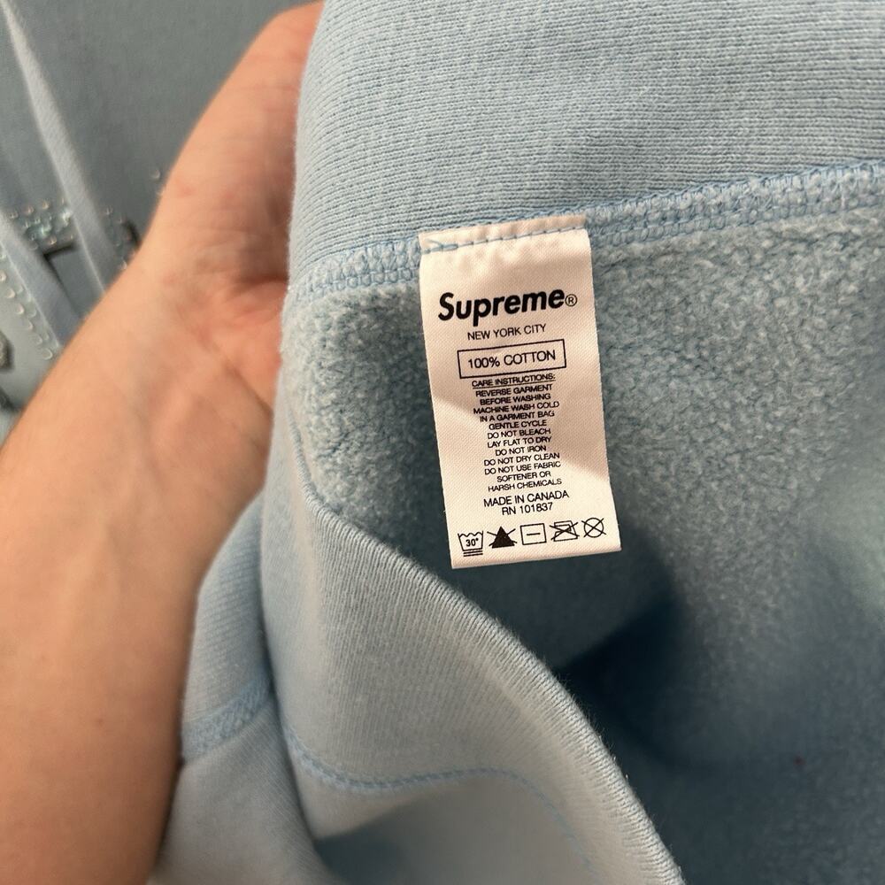 Supreme Higher Learning Gems Hoodie “Blue” SS20 - Picture 8 of 12